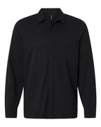 AllPro Men's Pro-Flex Sorona® Button Down Shirt - Black