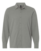 AllPro Men's Pro-Flex Sorona® Button Down Shirt - Greystone