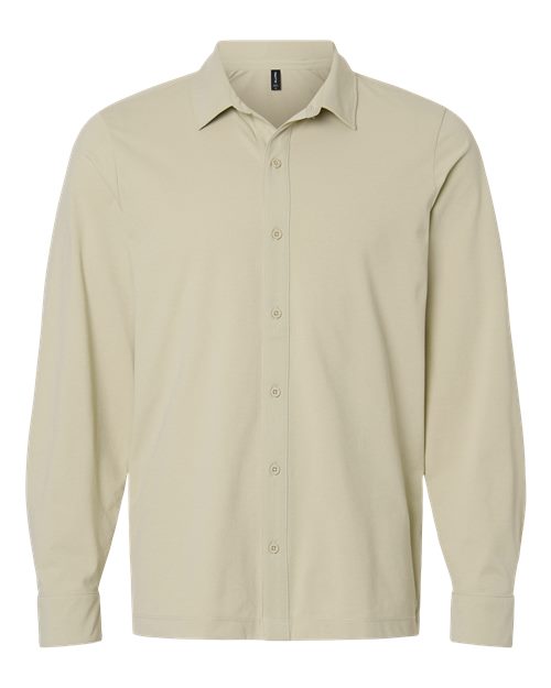 AllPro Men's Pro-Flex Sorona® Button Down Shirt - Sand