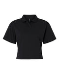 AllPro Women's Pro-Flex Sorona® Boxy Polo - Black