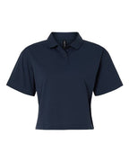 AllPro Women's Pro-Flex Sorona® Boxy Polo - Navy
