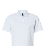 AllPro Women's Pro-Flex Sorona® Boxy Polo - White