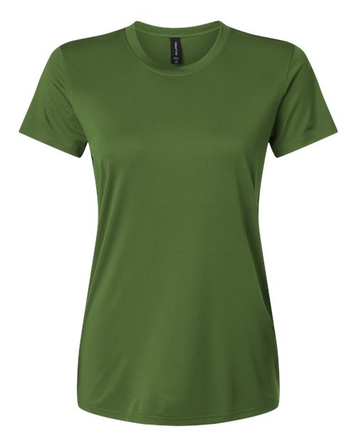 AllPro Women's Pro-Lock Performance T-Shirt (Part 2 of 2) - Olive Green