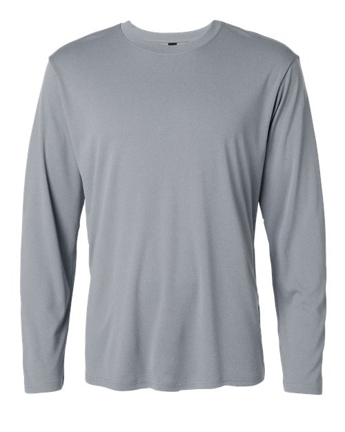 AllPro Unisex Tall Pro-Lock Performance Long Sleeve T-Shirt - Heather Steel
