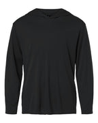 AllPro Youth Pro-Lock Performance Hooded Long Sleeve T-Shirt - Black