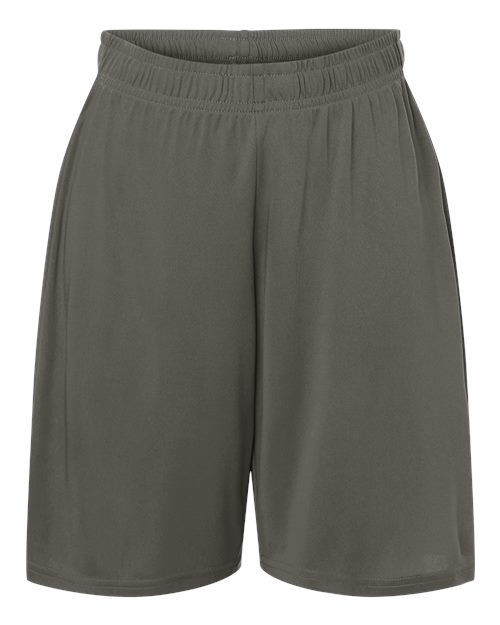 AllPro Youth Pro-Lock Performance 7" Shorts with Pockets - Charcoal