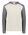 Augusta Sportswear Unisex Gameday Vintage Hooded Long Sleeve T-Shirt - Birch/ Carbon Heather