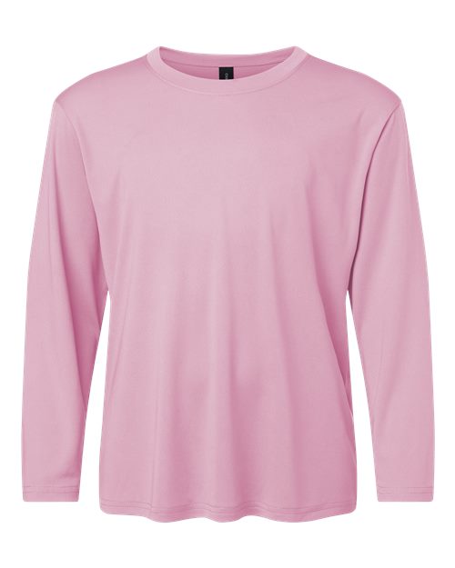 AllPro Youth Pro-Lock Performance Long Sleeve T-Shirt (Part 1 of 2) - Light Pink