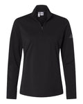 Adidas Women's Lightweight Quarter-Zip Pullover - Black