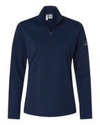 Adidas Women's Lightweight Quarter-Zip Pullover - Collegiate Navy