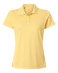 Adidas Women's Performance Piqué Polo - Almost Yellow