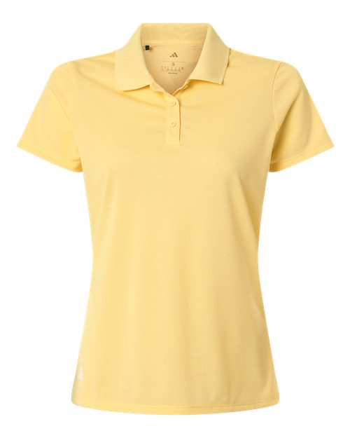 Adidas Women's Performance Piqué Polo - Almost Yellow