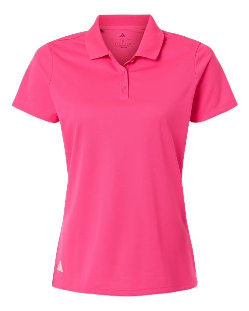 Adidas Women's Performance Piqué Polo - Lucid Pink