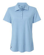Adidas Women's Ultimate365 Solid Polo - Clear Sky