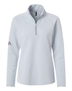Adidas Women's Spacer Quarter-Zip Pullover - Halo Blue