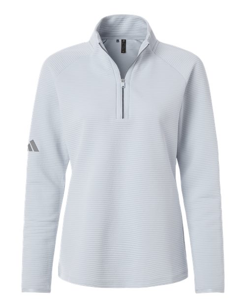 Adidas Women's Spacer Quarter-Zip Pullover - Halo Blue