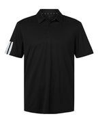 Adidas Men's Performance 3-Stripes Climacool Polo - Black