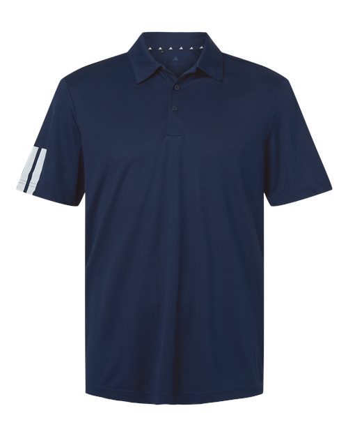 Adidas Men's Performance 3-Stripes Climacool Polo - Collegiate Navy