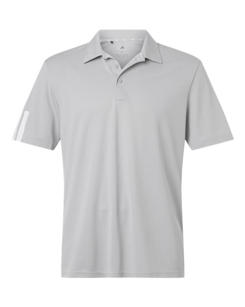 Adidas Men's Performance 3-Stripes Climacool Polo - Grey Two