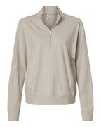 Adidas Women's Ultimate365 Quarter-Zip Pullover - Wonder Alumina