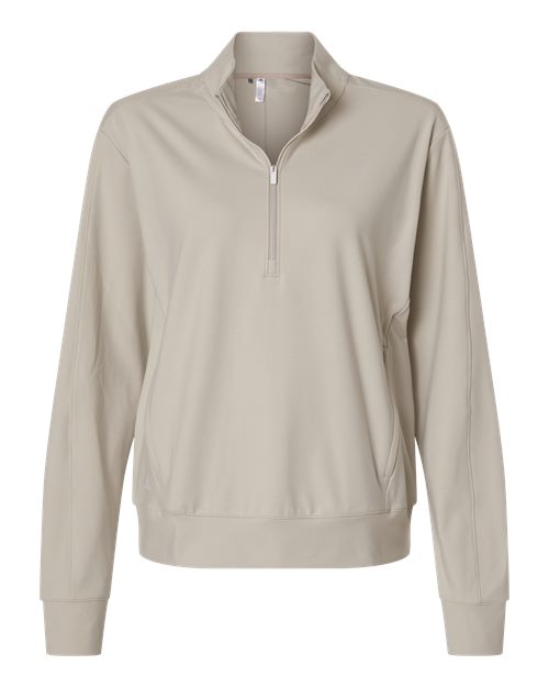 Adidas Women's Ultimate365 Quarter-Zip Pullover - Wonder Alumina