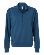 Adidas Women's Ultimate365 Quarter-Zip Pullover - Dusky Petrol
