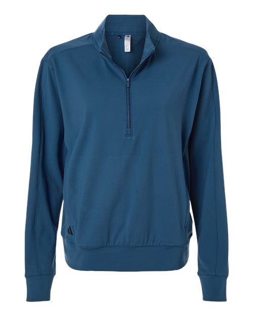 Adidas Women's Ultimate365 Quarter-Zip Pullover - Dusky Petrol
