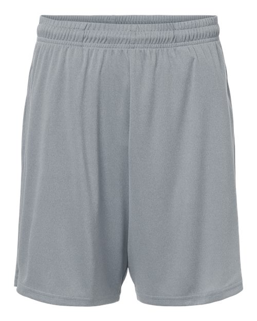 AllPro Men's Pro-Lock Performance 7" Shorts with Pockets - Heather Steel