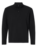 AllPro Men's Stretch Quarter-Zip Fleece Pullover - Black