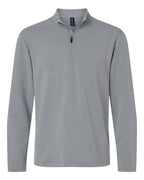AllPro Men's Stretch Quarter-Zip Fleece Pullover - Heather Steel