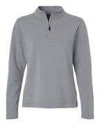 AllPro Women's Stretch Quarter-Zip Fleece Pullover - Heather Steel