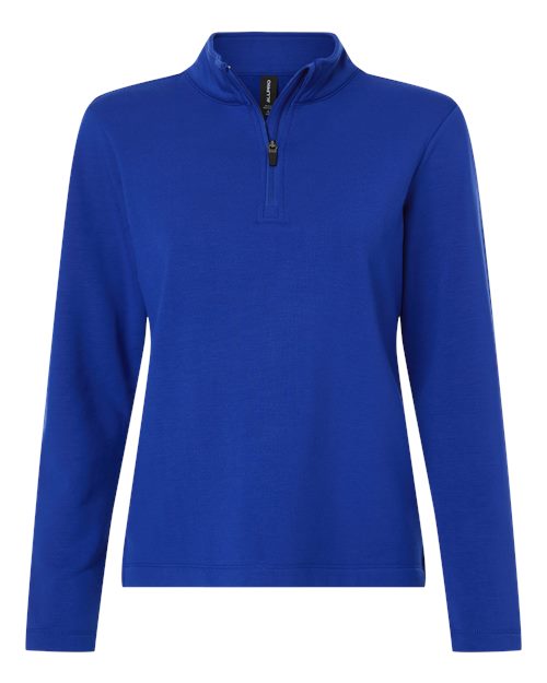 AllPro Women's Stretch Quarter-Zip Fleece Pullover - Royal