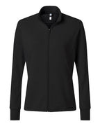 Adidas Women's Performance Textured Full-Zip Jacket - Black