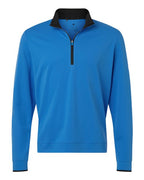 Adidas Men's Performance Lightweight Quarter-Zip Pullover - Lucid Ray Blue