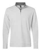 Adidas Men's Ultimate365 Classic Quarter-Zip Pullover - Clear Grey