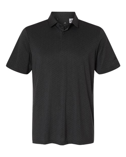 Adidas Men's Ultimate365 Mesh Tango Print Climacool Polo - Black/ Carbon