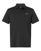 Adidas Men's Performance Textured Polo - Carbon/ Black