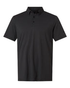 Adidas Men's Ultimate365 Pencil Stripe Climacool Polo - Carbon/ Black