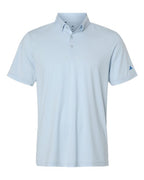 Adidas Men's Ultimate365 Pencil Stripe Climacool Polo - Crystal Sky/ Lucid Ray Blue
