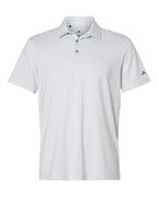 Adidas Men's Ultimate365 Pencil Stripe Climacool Polo - White/ Wonder Sage