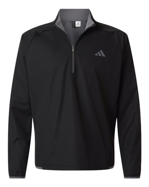 Adidas Men's Ultimate365 Wind Quarter-Zip Pullover - Black