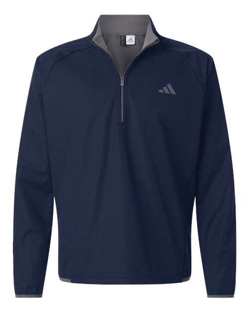 Adidas Men's Ultimate365 Wind Quarter-Zip Pullover - Collegiate Navy