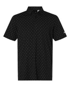 Adidas Men's Ultimate365 Micro Print Polo - Black