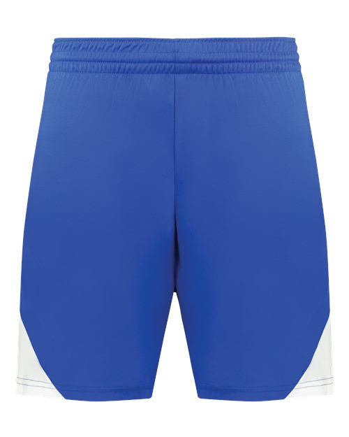 Augusta Sportswear Men's Step-Back Basketball Shorts - Royal/ White