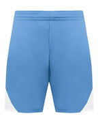 Augusta Sportswear Youth Step-Back Basketball Shorts - Columbia Blue/ White