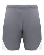 Augusta Sportswear Youth Step-Back Basketball Shorts - Graphite/ White
