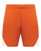 Augusta Sportswear Youth Step-Back Basketball Shorts - Orange/ White