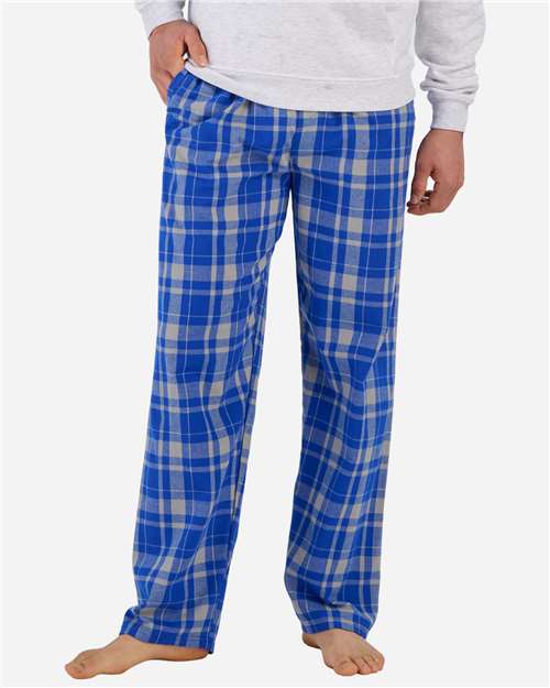 Boxercraft Men's Harley Flannel Pants (Part 2 of 5) - Electric Royal Jordan Plaid