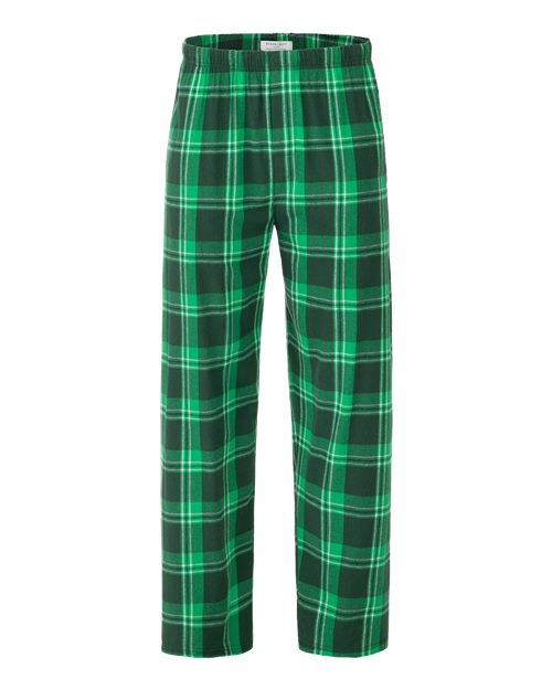 Boxercraft Men's Harley Flannel Pants (Part 2 of 5) - Green Mcintosh Plaid