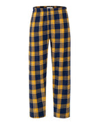 Boxercraft Men's Harley Flannel Pants (Part 2 of 5) - Navy Gold Mcintosh Plaid